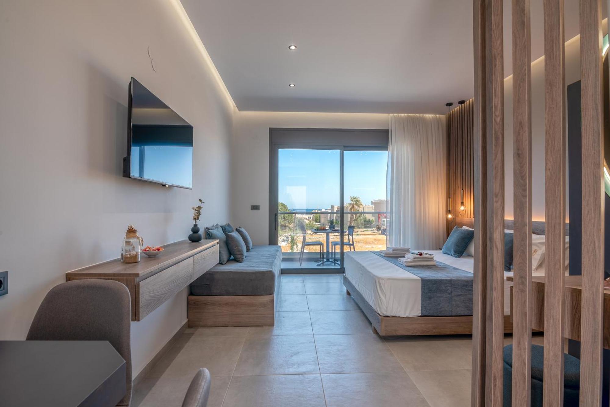 Litinakis Studios Sea View & Litinakis Studios Garden View 700 Meters Away Agia Marina  Bagian luar foto