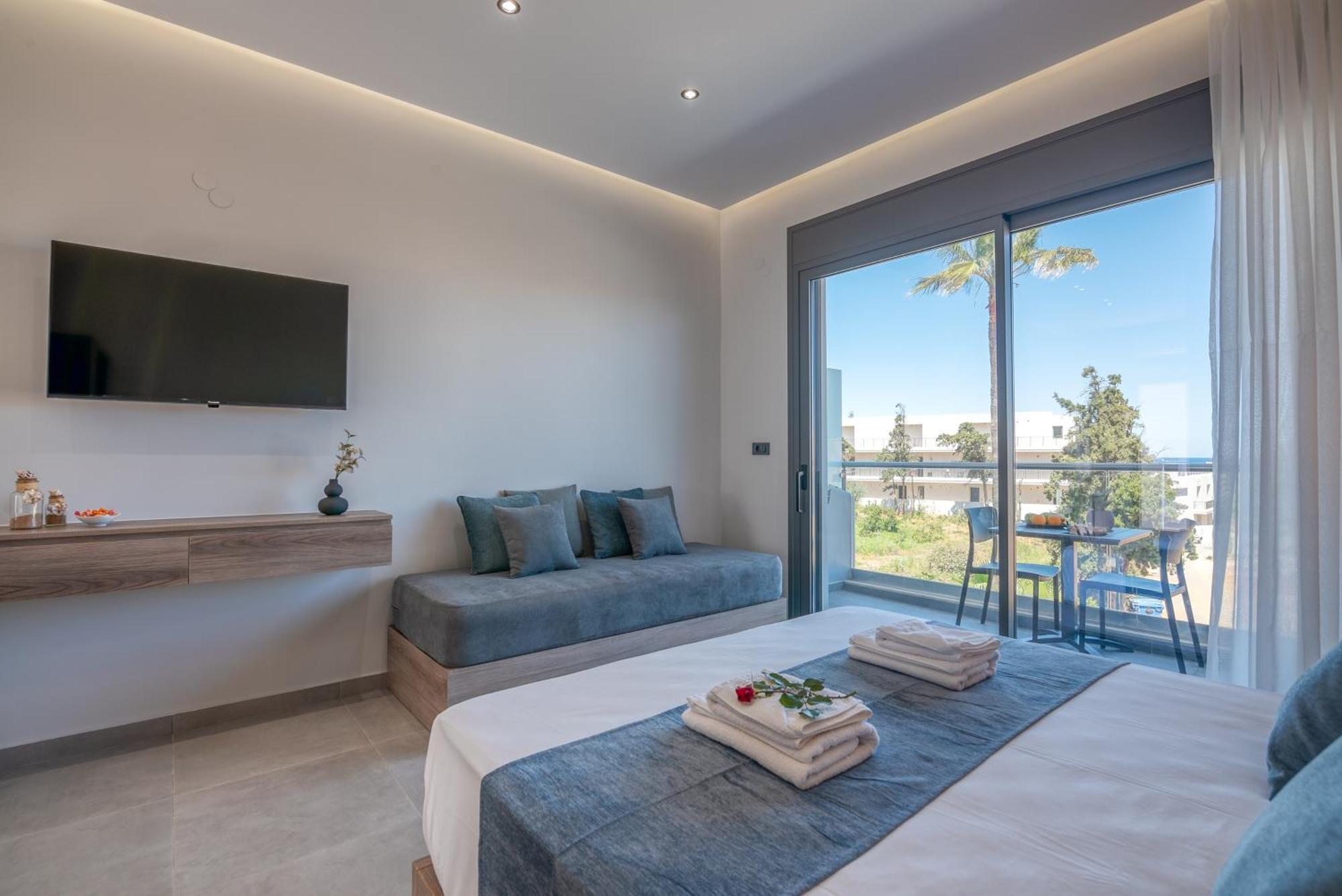 Litinakis Studios Sea View & Litinakis Studios Garden View 700 Meters Away Agia Marina  Bagian luar foto